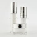 White Cream Bottle Acrylic Skin Care Encases Plastics